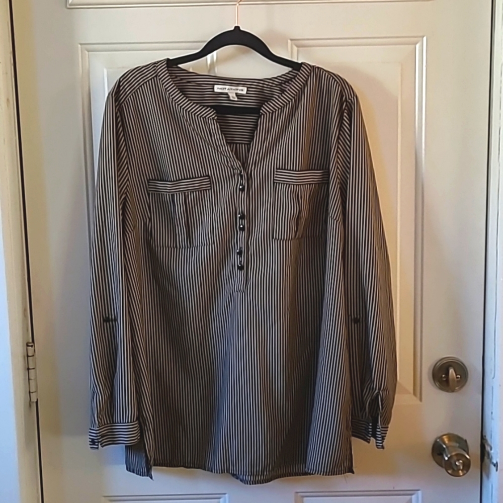 Notations Striped Blouse - image 1